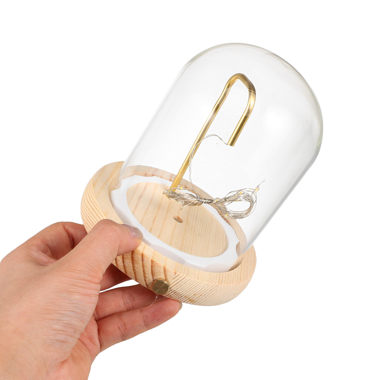 Cúpula de Vidro com Base de Ma - Plastic Dome Clear avaliação e preço